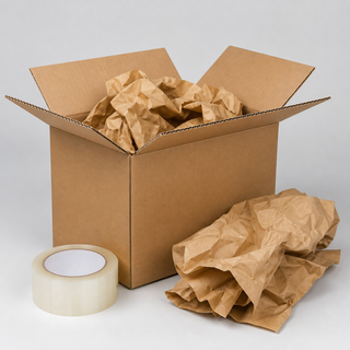 Boxes, tape & void fill (outbound cartons)
